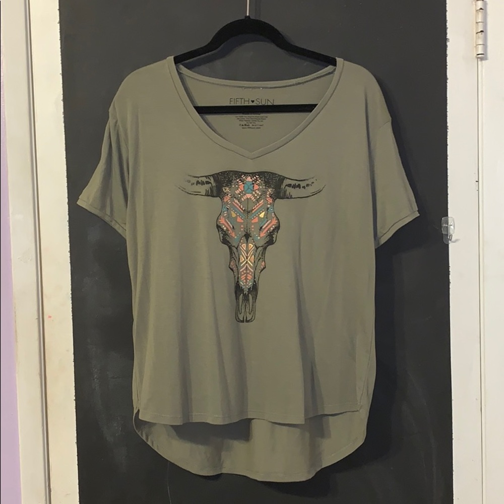 Green Skull T-shirt